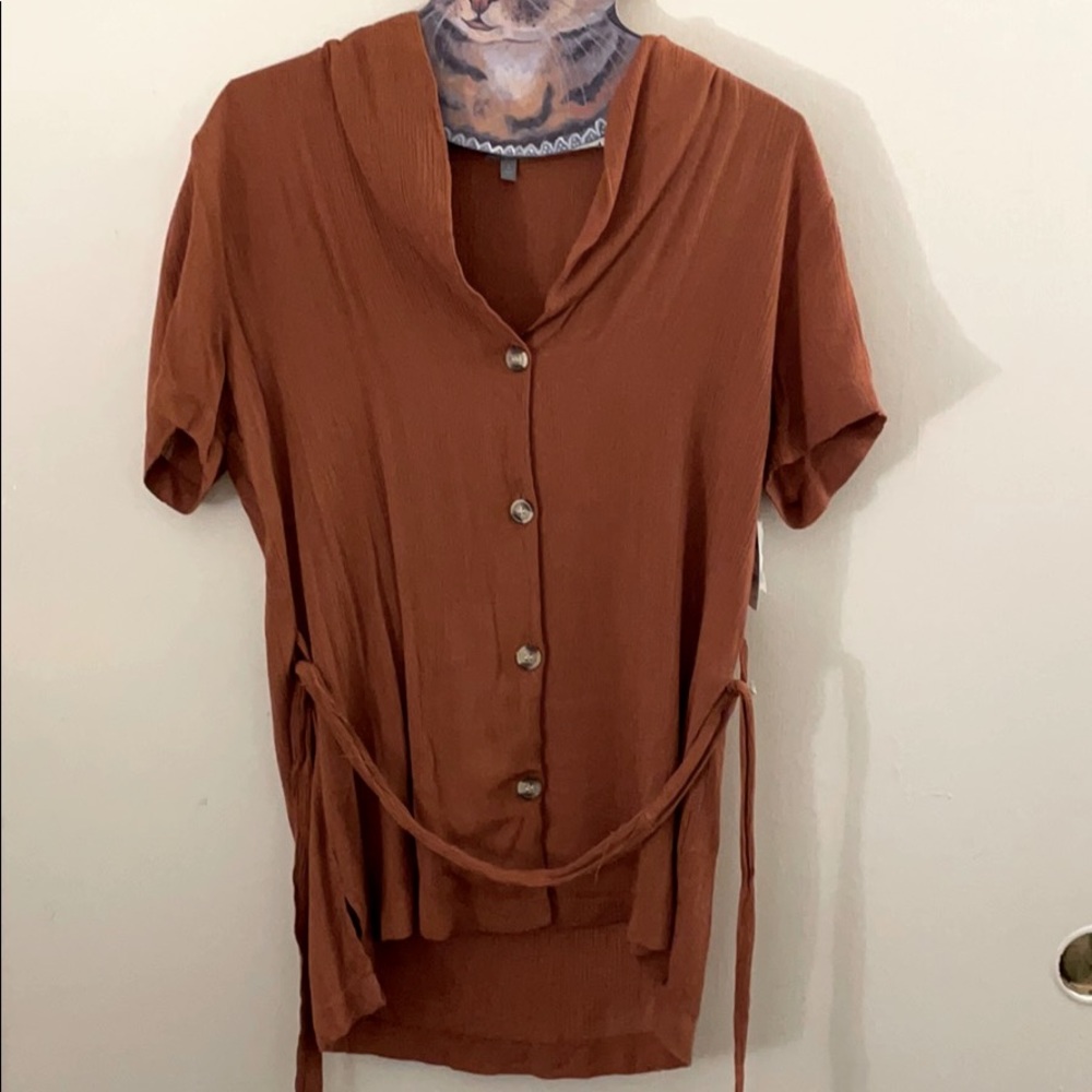 Cute burnt orange bottom top